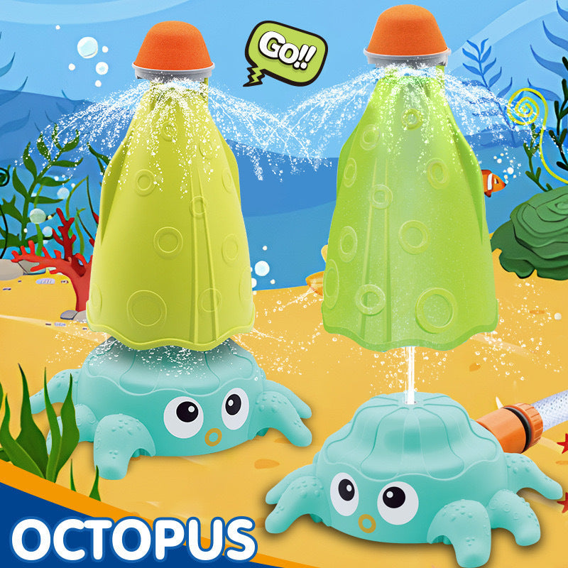 Octopus Rocket Sprinkler Water Pressure Lift-up Water Spray Water Toys