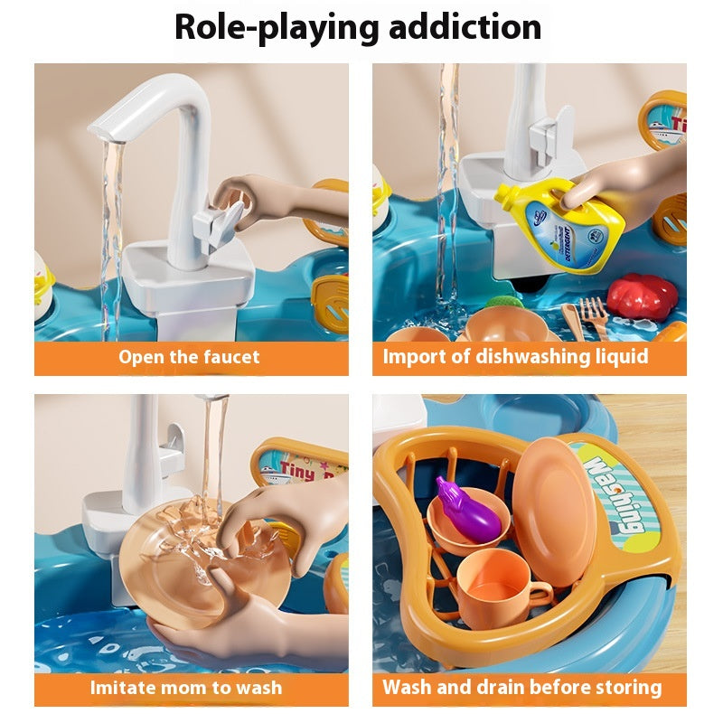 Children's Automatic Water Playing Educational Fishing Toys Water Park