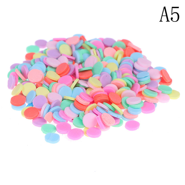 10g DIY Fake Sprinkles Decoration For Slime Filler Slime