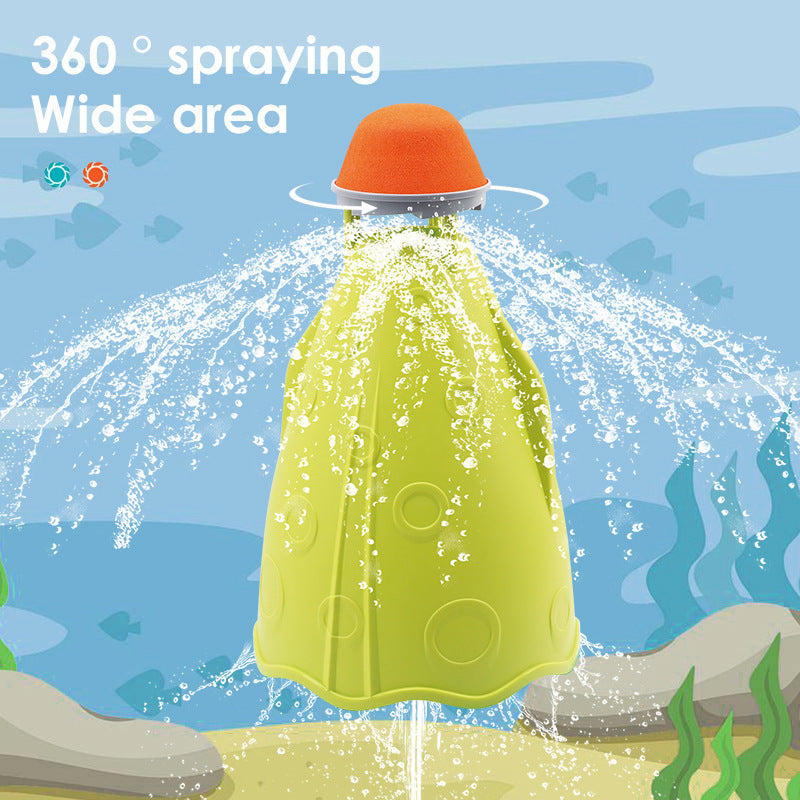 Octopus Rocket Sprinkler Water Pressure Lift-up Water Spray Water Toys