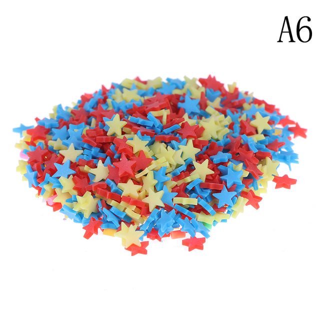 10g DIY Fake Sprinkles Decoration For Slime Filler Slime